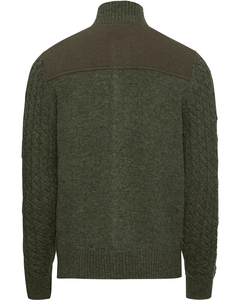 Gilet RM en maille torsadée avec loden+P, Reitmayer