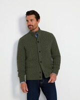 Gilet RM en maille torsadée avec loden+P, Reitmayer