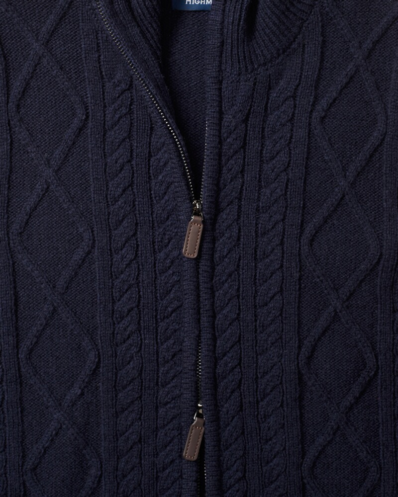 Strickweste mit Reißverschluss, HIGHMOOR