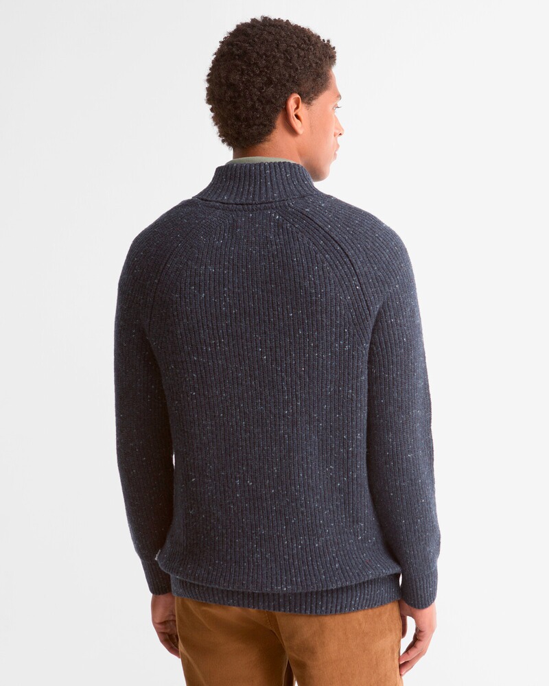 Schalkragen-Pullover Essentials Fleck, Barbour