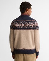 Pullover Tisbury Fairisle Crew Neck, Barbour