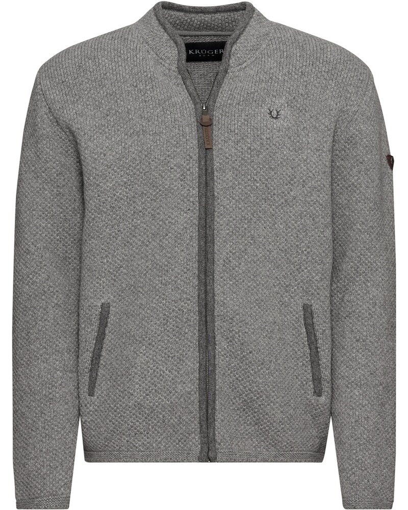 Strickjacke mit Reißverschluss