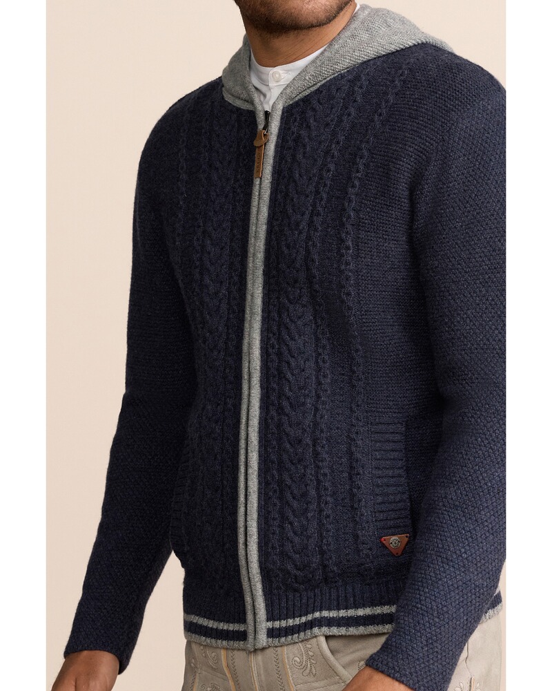 Strickjacke mit Reißverschluss, Krüger Buam