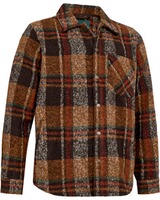Wild brown plaid shirt jacket, D, Deerhunter