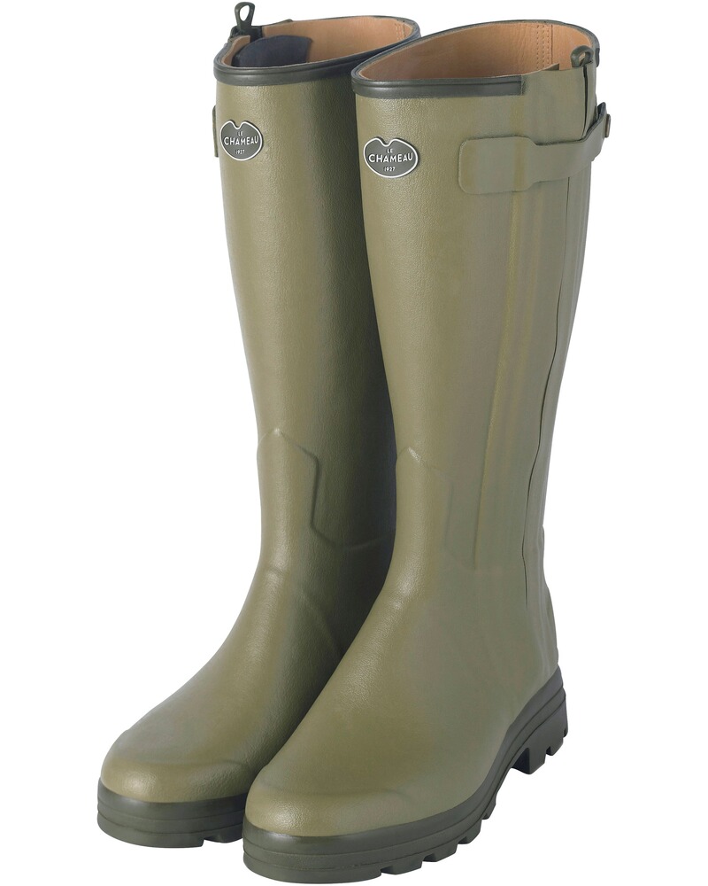 Gummistiefel Chasseur Cuir, Le Chameau