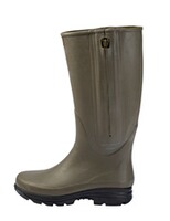 Bottes en caoutchouc avec fermeture éclair et doublure en néoprène, Parforce