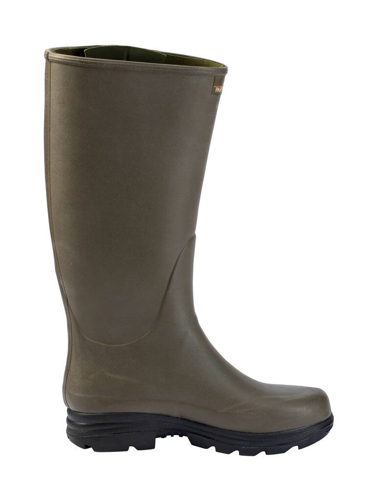 Bottes en caoutchouc avec fermeture éclair et doublure en néoprène, Parforce