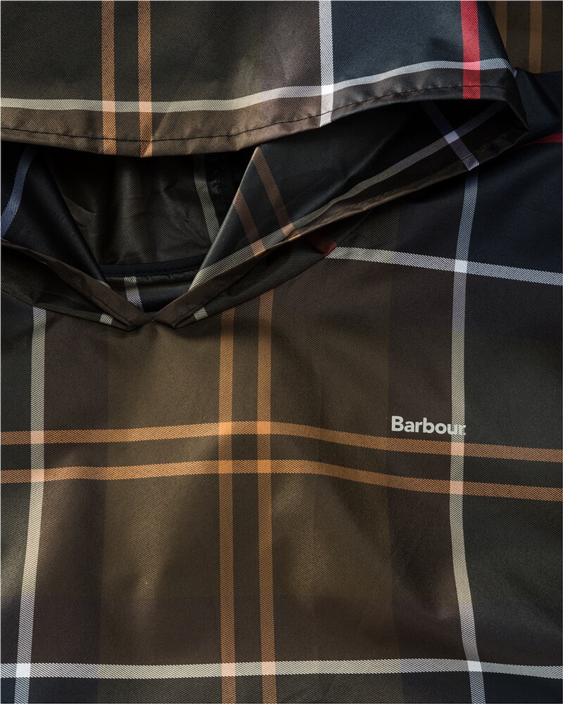 BARBOUR rain poncho tartan, Barbour