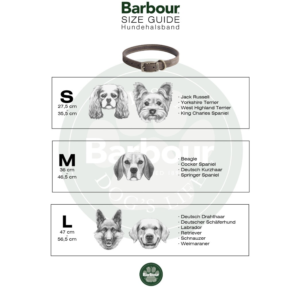Hundehalsband Reflective Tartan, Barbour