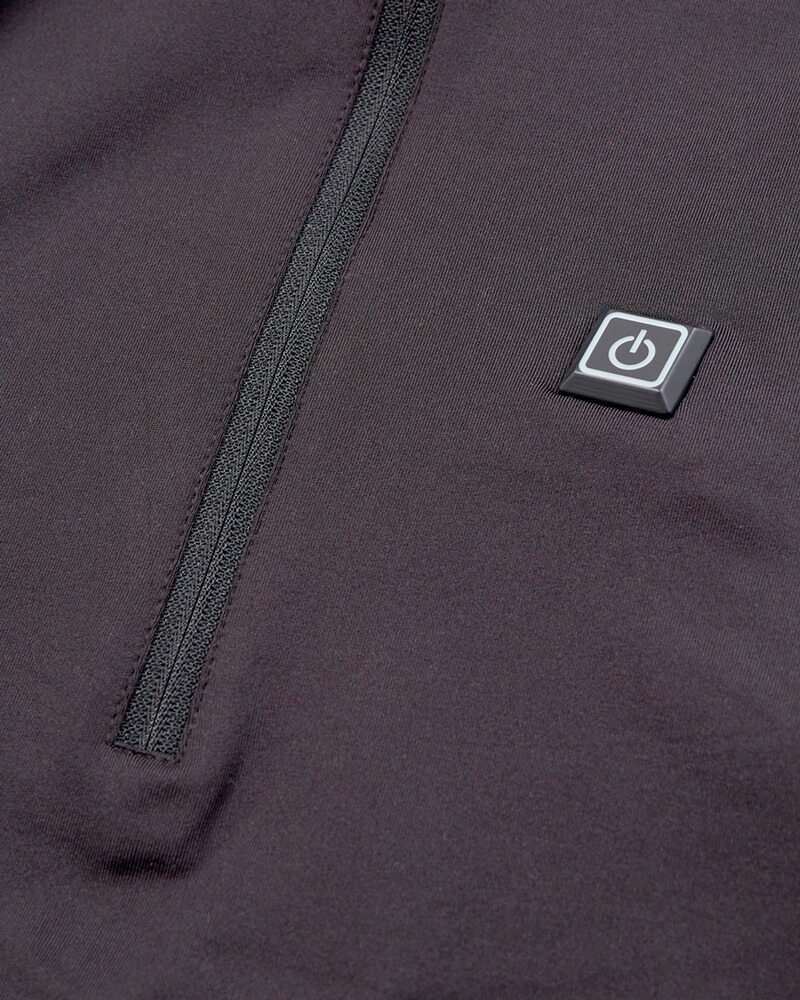 Heat Langarmshirt Half-Zip, Deerhunter