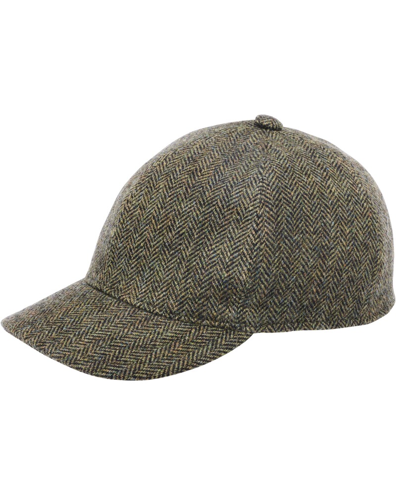 Cap Fischgrat Tweed
