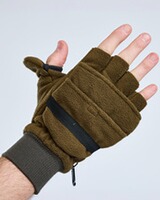 Klapp-Fleecehandschuhe, Pinewood