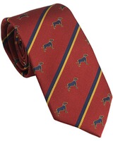 Krawatte Regiment Striped Dog, Laksen