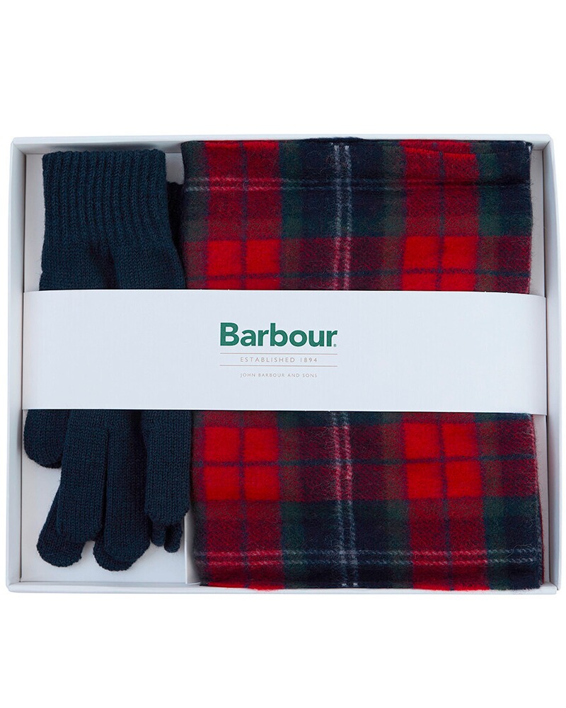 Set Handschuhe+Schal Tartan, Barbour