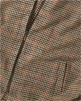 Karo-Poncho mit Hahnentritt-Muster, Brigitte von Schönfels