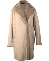 Fake-Fur-Kurzmantel, White Label