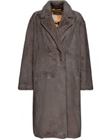 Langer Fake-Fur-Mantel, White Label