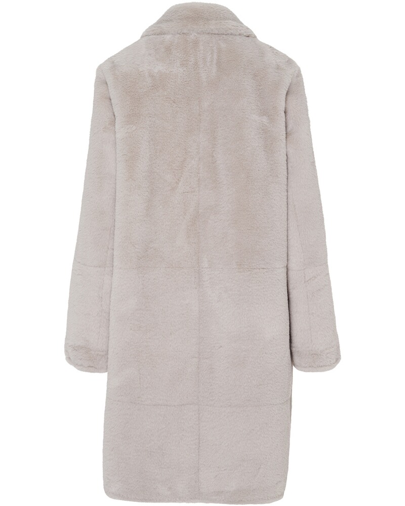 Fake Fur Wendemantel, White Label