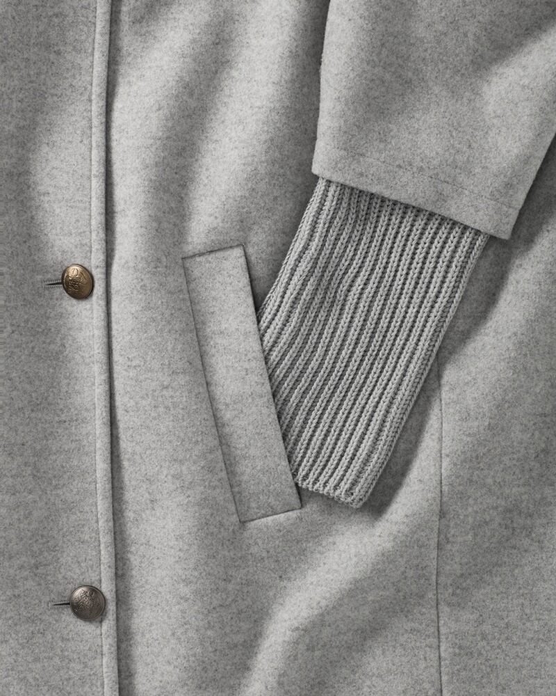 Doppelreihiger Mantel, White Label