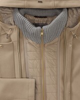 Kurzmantel mit Kapuze, White Label