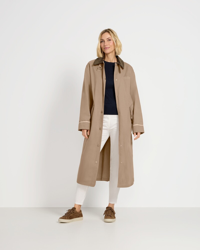 Manteau en coton ciré BvS, Brigitte von Schönfels