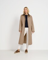 Manteau en coton ciré BvS, Brigitte von Schönfels