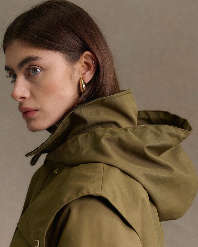 Langer Mantel Bilsdale Showerproof, Barbour