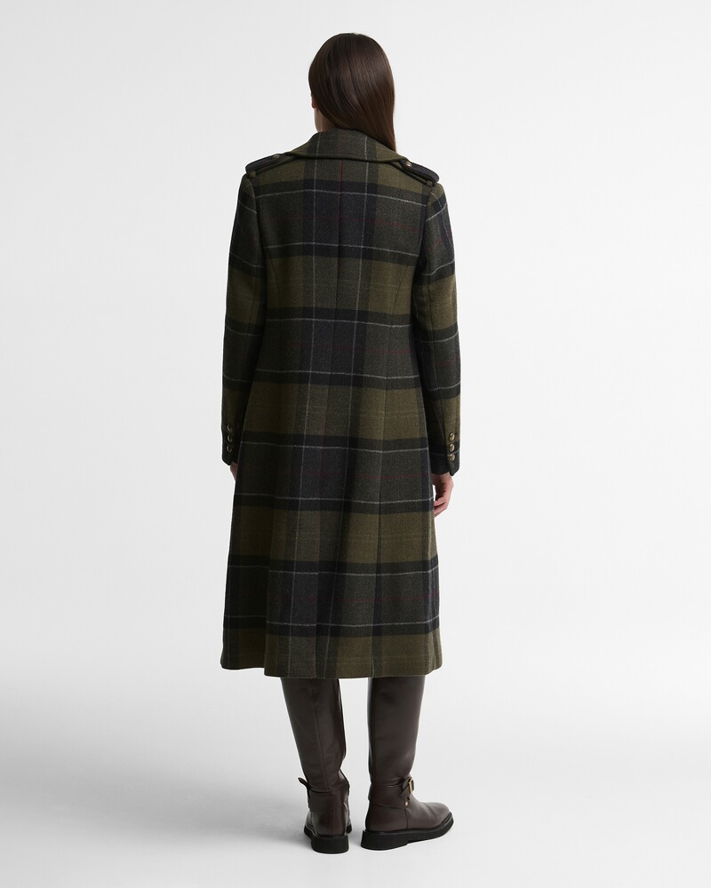 Mantel Cottesmore Checked Wool Coat, Barbour