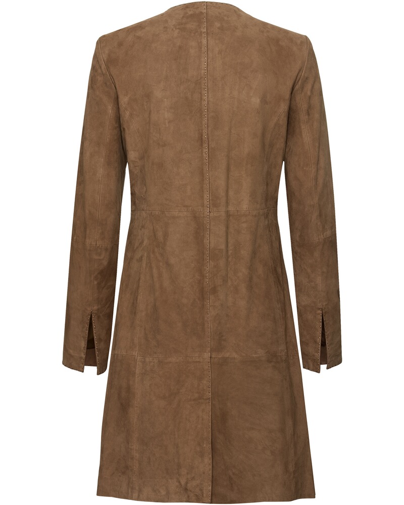 Leather coat made of goat suede, Brigitte von Schönfels
