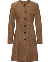 Leather coat made of goat suede, Brigitte von Schönfels