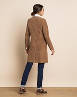 Leather coat made of goat suede, Brigitte von Schönfels