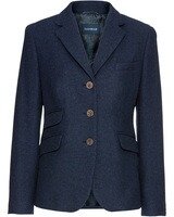 Blazer en tweed avec contraste en loden, Highmoor