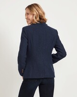 Blazer en tweed avec contraste en loden, Highmoor
