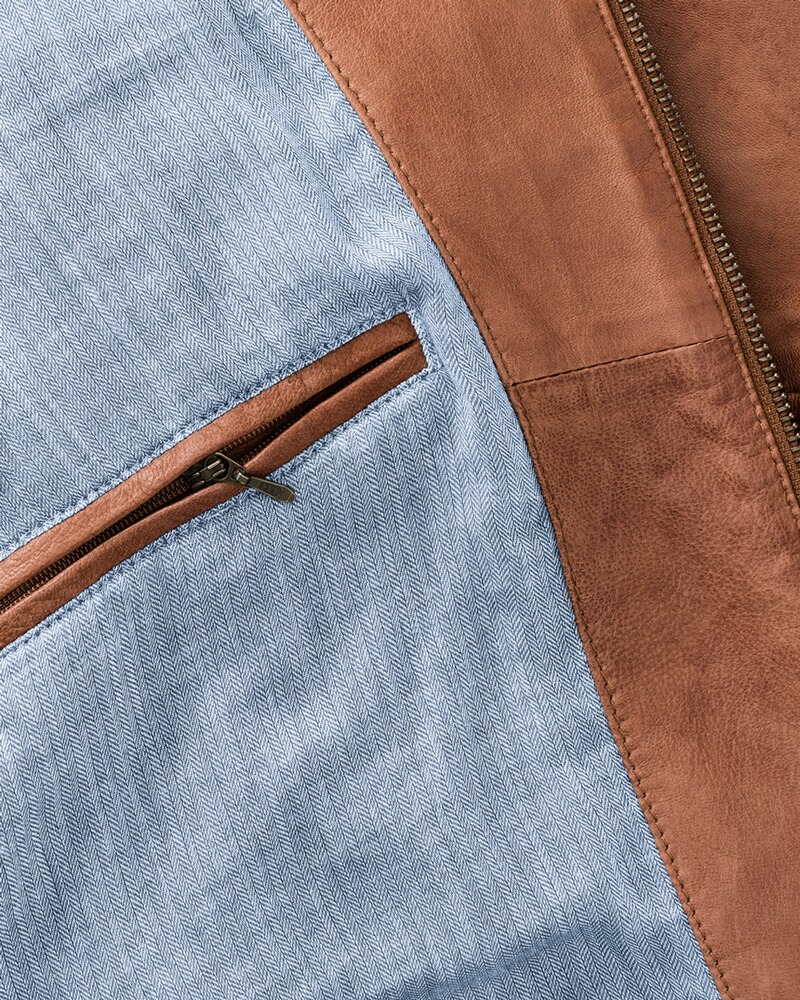 Nappa leather jacket, Brigitte von Schönfels
