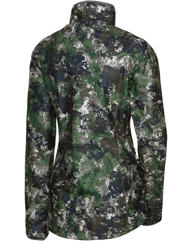 Damen Wendefleecejacke Tecl-Wood® Signalfarbe, Parforce