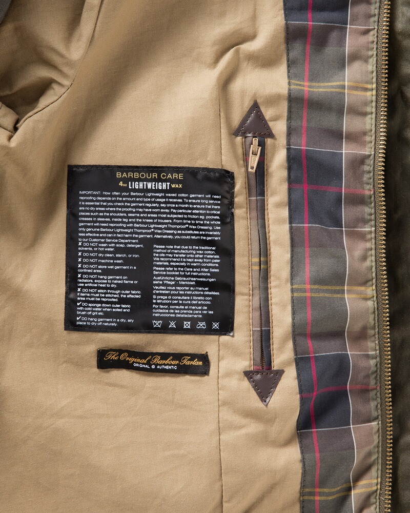 Lightweight Wachsjacke Beadnell, Barbour