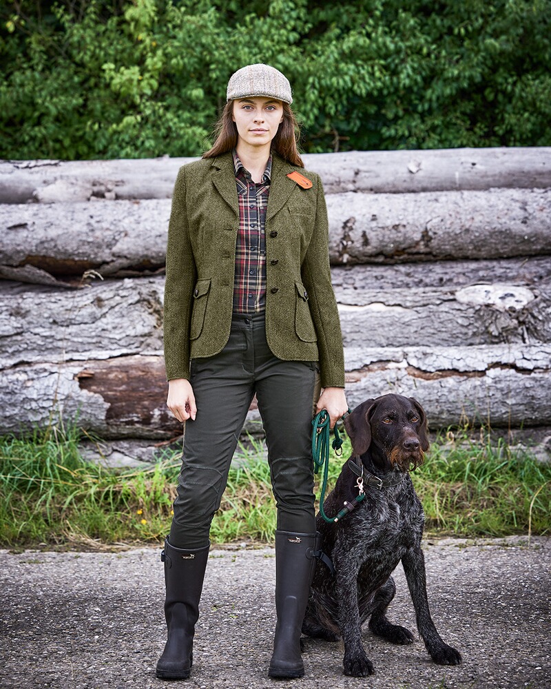 Herringbone tweed blazer, Highmoor