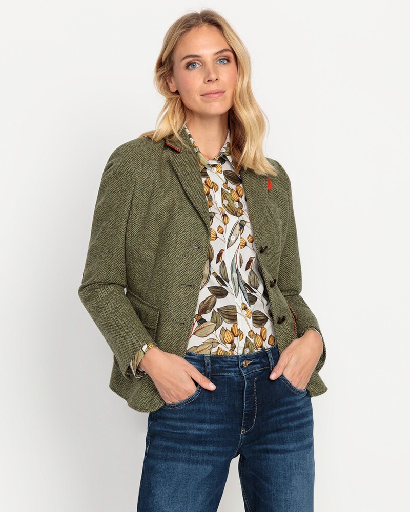 Herringbone tweed blazer, Highmoor