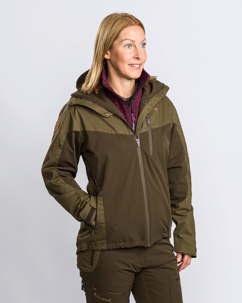 Damen Jacke Finnveden Hybrid Extreme, Pinewood
