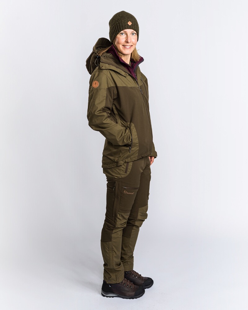 Damen Jacke Finnveden Hybrid Extreme, Pinewood
