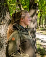Damen Jacke Finnveden Hybrid Extreme, Pinewood