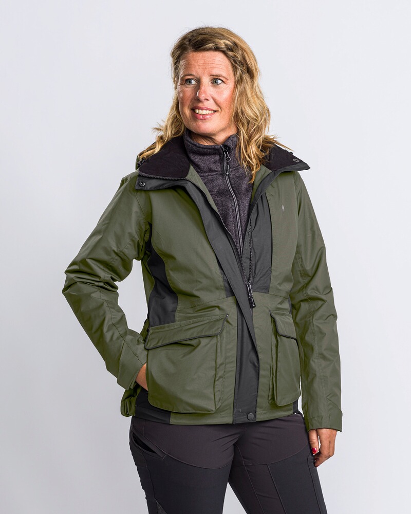 Damen Jacke Dog Sports 2.0, Pinewood