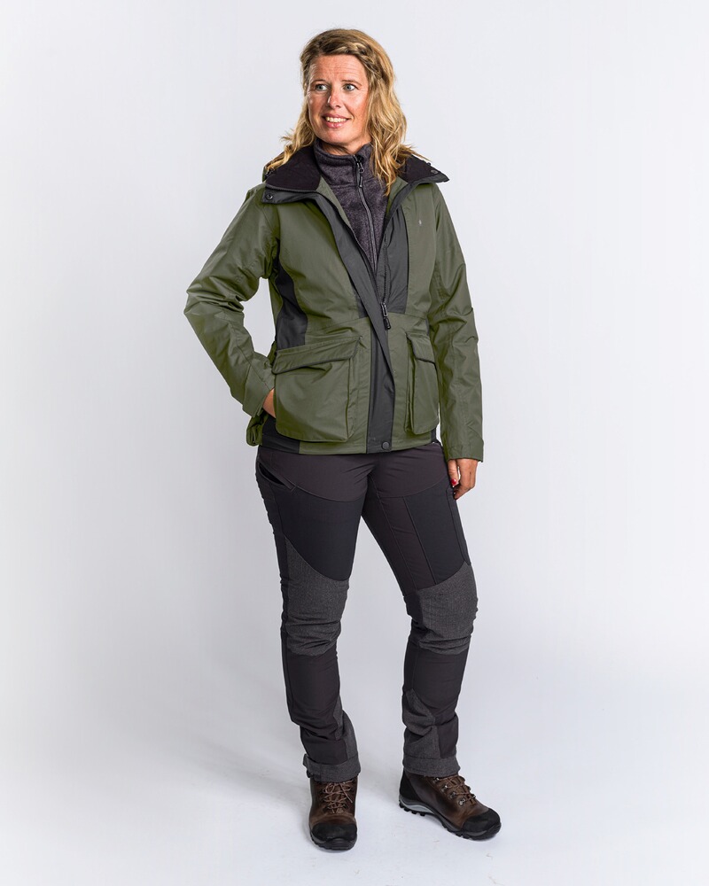 Damen Jacke Dog Sports 2.0, Pinewood