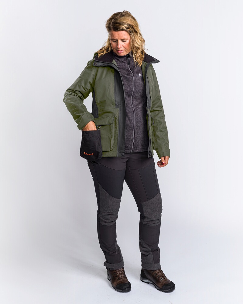 Damen Jacke Dog Sports 2.0, Pinewood