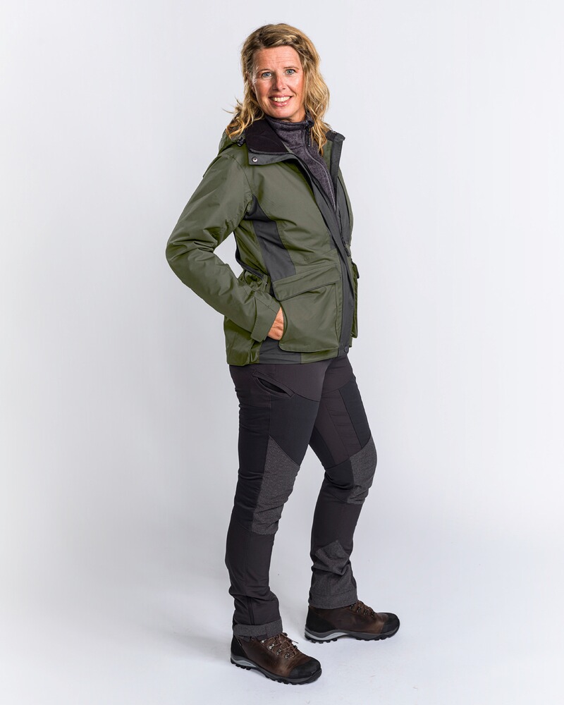 Damen Jacke Dog Sports 2.0, Pinewood