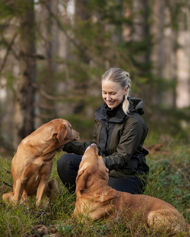 Damen Jacke Dog Sports 2.0, Pinewood
