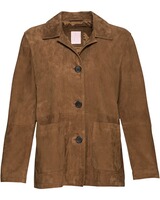 Leder-Hemdjacke, Brigitte von Schönfels