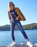 Leder-Hemdjacke, Brigitte von Schönfels