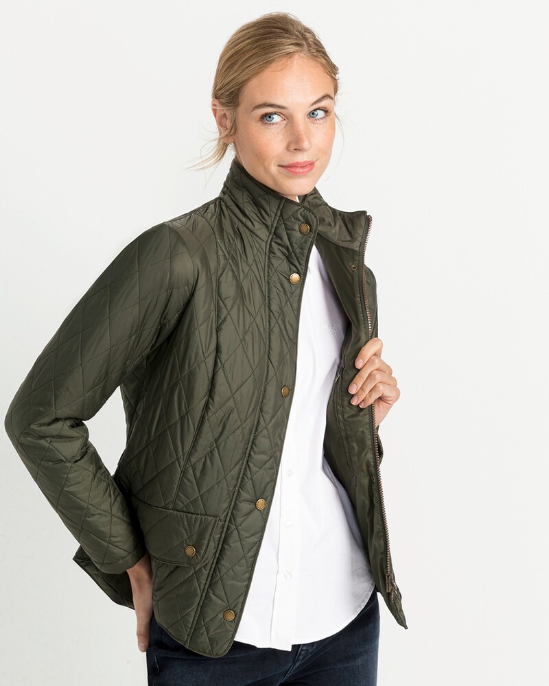 Veste matelassée BARBOUR FW-CAVALARY olive, Barbour