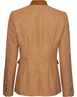 Stehkragenjacke im Fischgratmuster, Luis Steindl